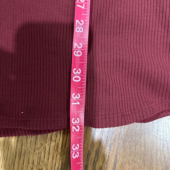 Reformation Annabella Ribbed Knit Long Sleeve Mini Dress Tie Front Size  Large - Picture 10 of 12